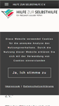 Mobile Screenshot of hilfezurselbsthilfe.org