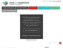 Tablet Screenshot of hilfezurselbsthilfe.org